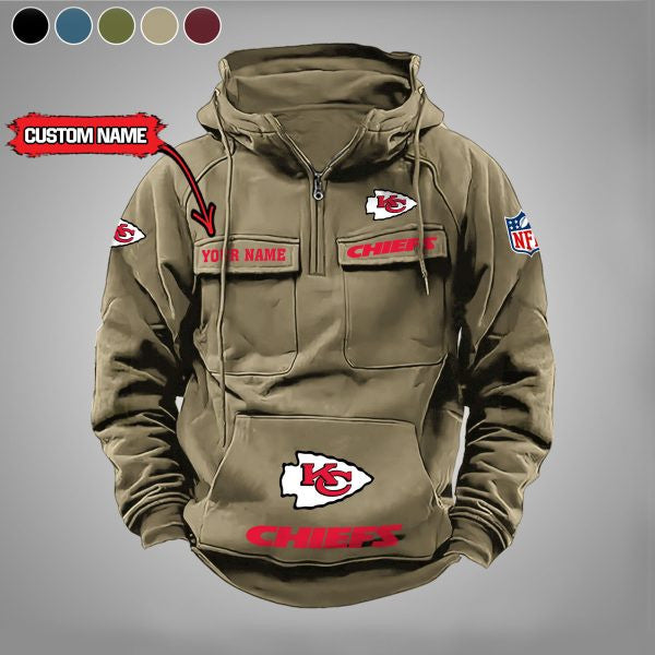 Kansas City Chiefs Vintage Men Hoodie AZVMHD009