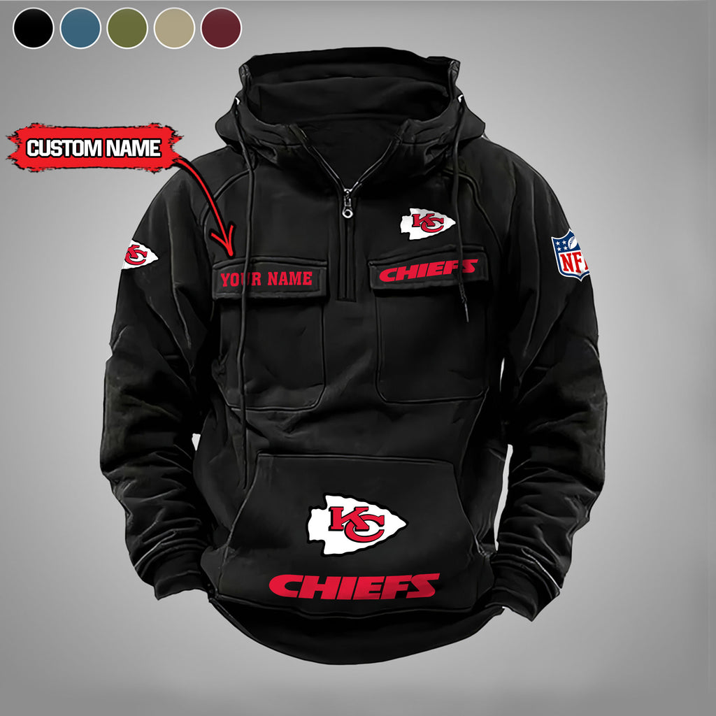 Kansas City Chiefs Vintage Men Hoodie AZVMHD009