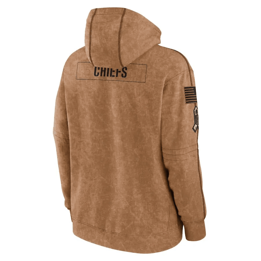 Kansas City Chiefs Men's Sideline Pullover Hoodie AZMSPHD016